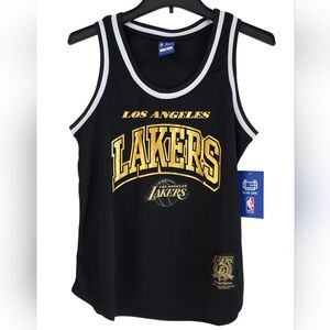 Ultra Game Los Angeles Lakers NBA Youth Black Gold White Jersey Size M